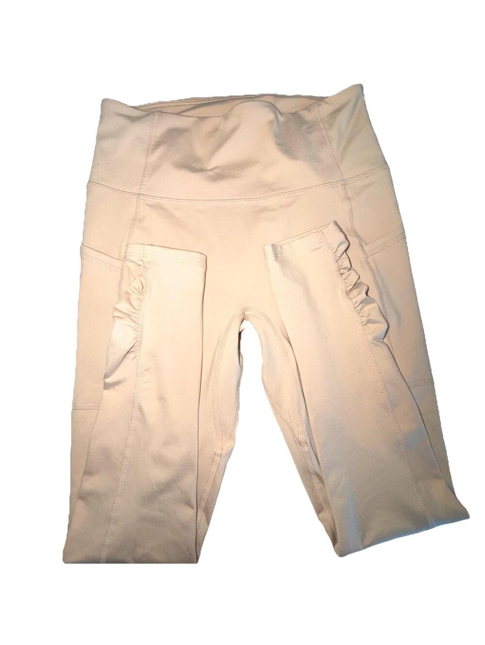 Free People Movement Out Of Your League High Rise Leggings Clay Small Pants NEW